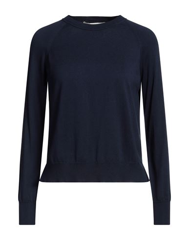 Shop Jucca Woman Sweater Midnight Blue Size L Cotton, Cashmere