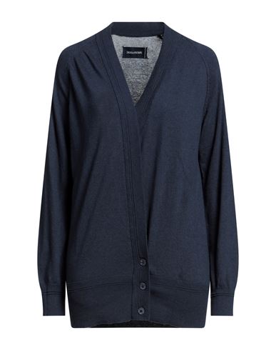 Zadig & Voltaire Woman Cardigan Midnight Blue Size S Cotton