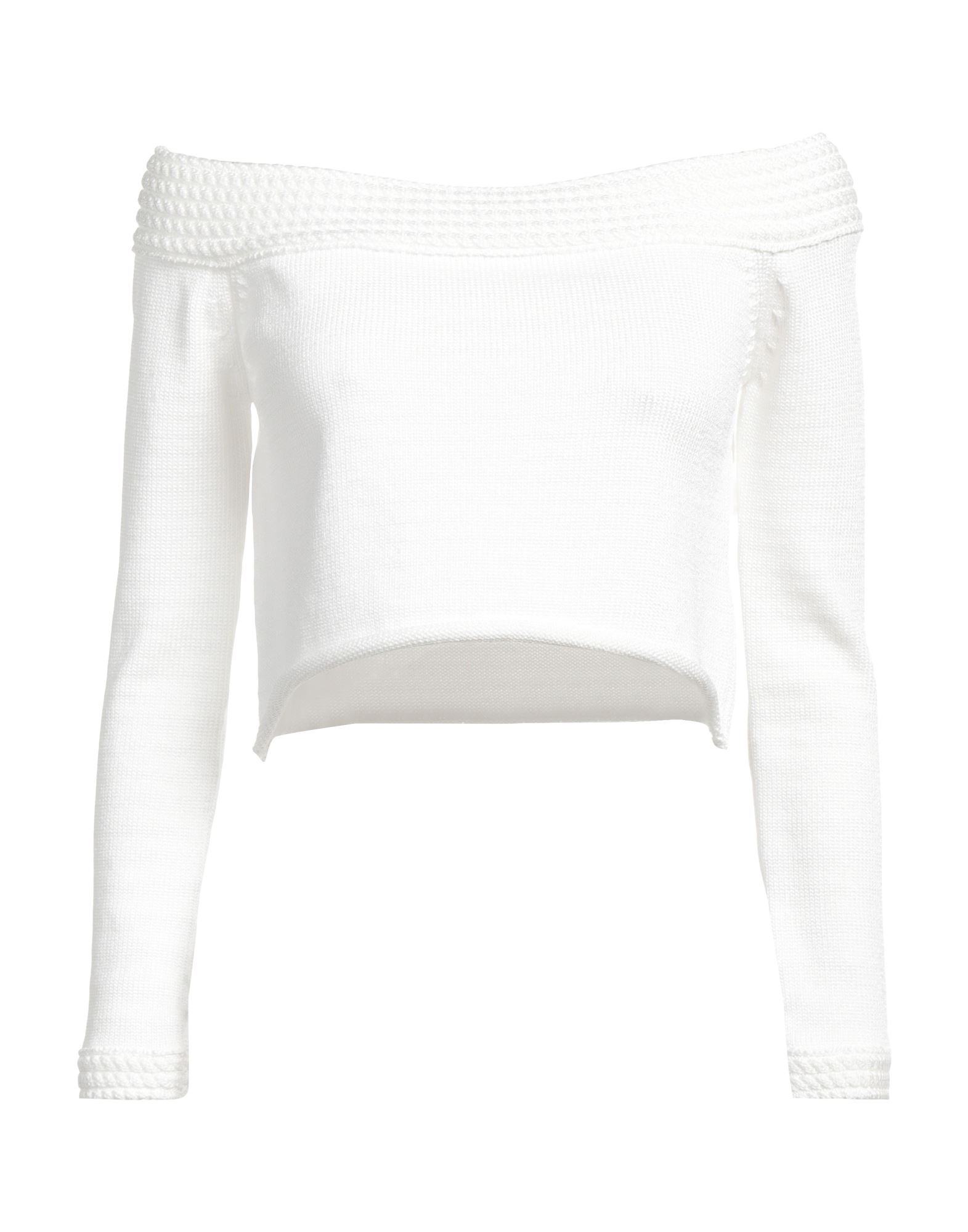 Shop Antonella Rizza Woman Sweater White Size L Nylon