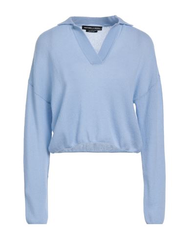 Antonella Rizza Woman Sweater Light Blue Size M Cashmere