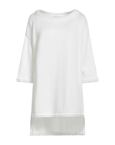 Antonella Rizza Woman Sweater White Size L/xl Nylon