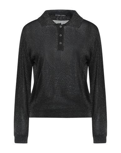 Antonella Rizza Woman Sweater Black Size L Viscose, Polyester