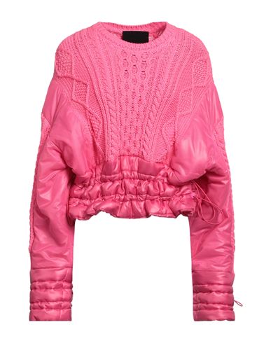 Red Valentino Woman Sweater Fuchsia Size S Wool, Acrylic In Pink