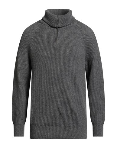 Ballantyne Raw Diamond By  Man Turtleneck Lead Size 44 Cashmere In Gray