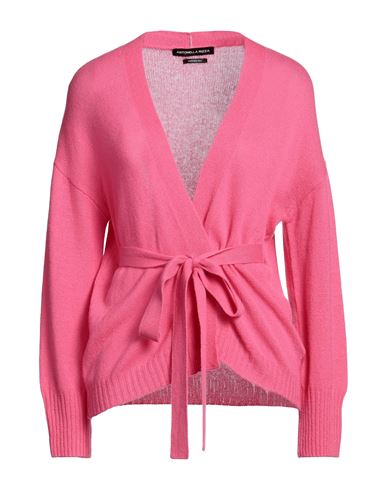 Antonella Rizza Woman Cardigan Fuchsia Size S Cashmere In Pink
