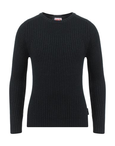 Shop Berna Man Sweater Black Size Xxl Acrylic, Wool
