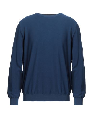 Ferrante Man Sweater Navy Blue Size 44 Cotton