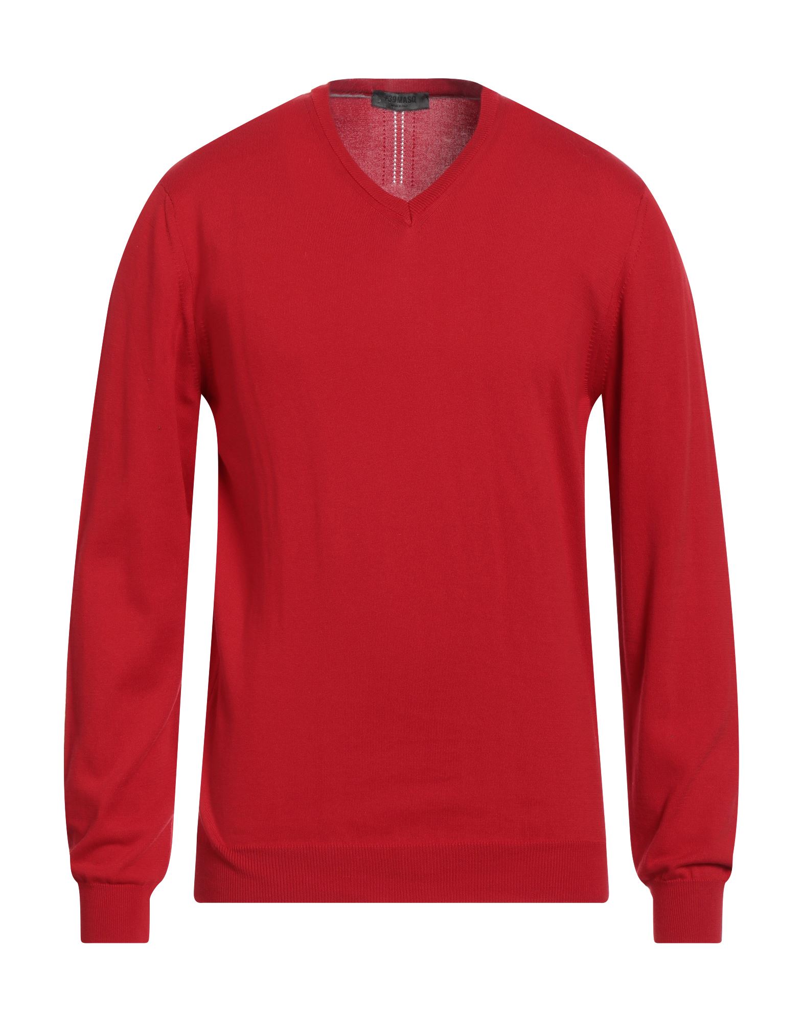 +39 Masq Man Sweater Red Size 3xl Cotton
