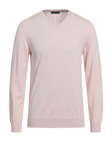 +39 Masq Man Sweater Light Pink Size Xl Cotton