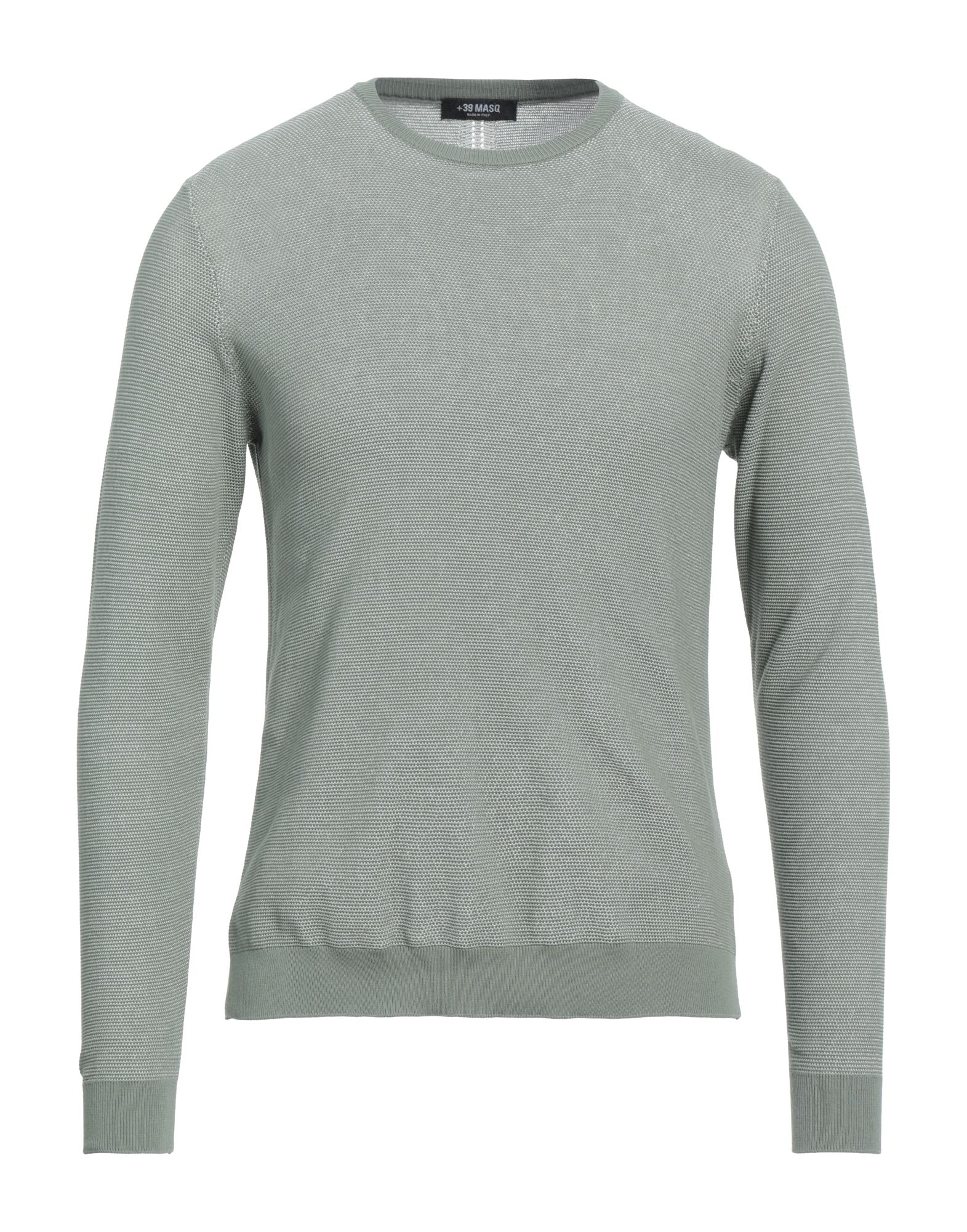 +39 Masq Man Sweater Sage Green Size S Cotton
