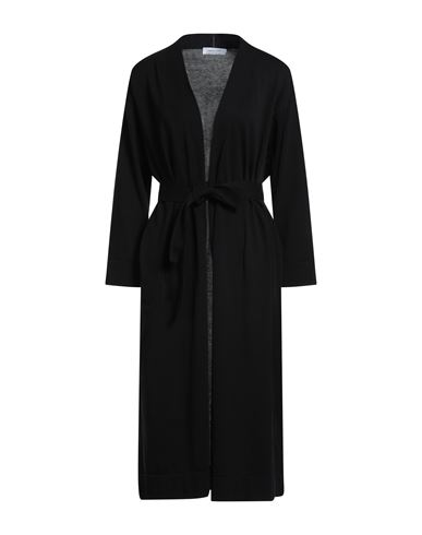 Fabiana Filippi Woman Cardigan Black Size 10 Cotton In Black