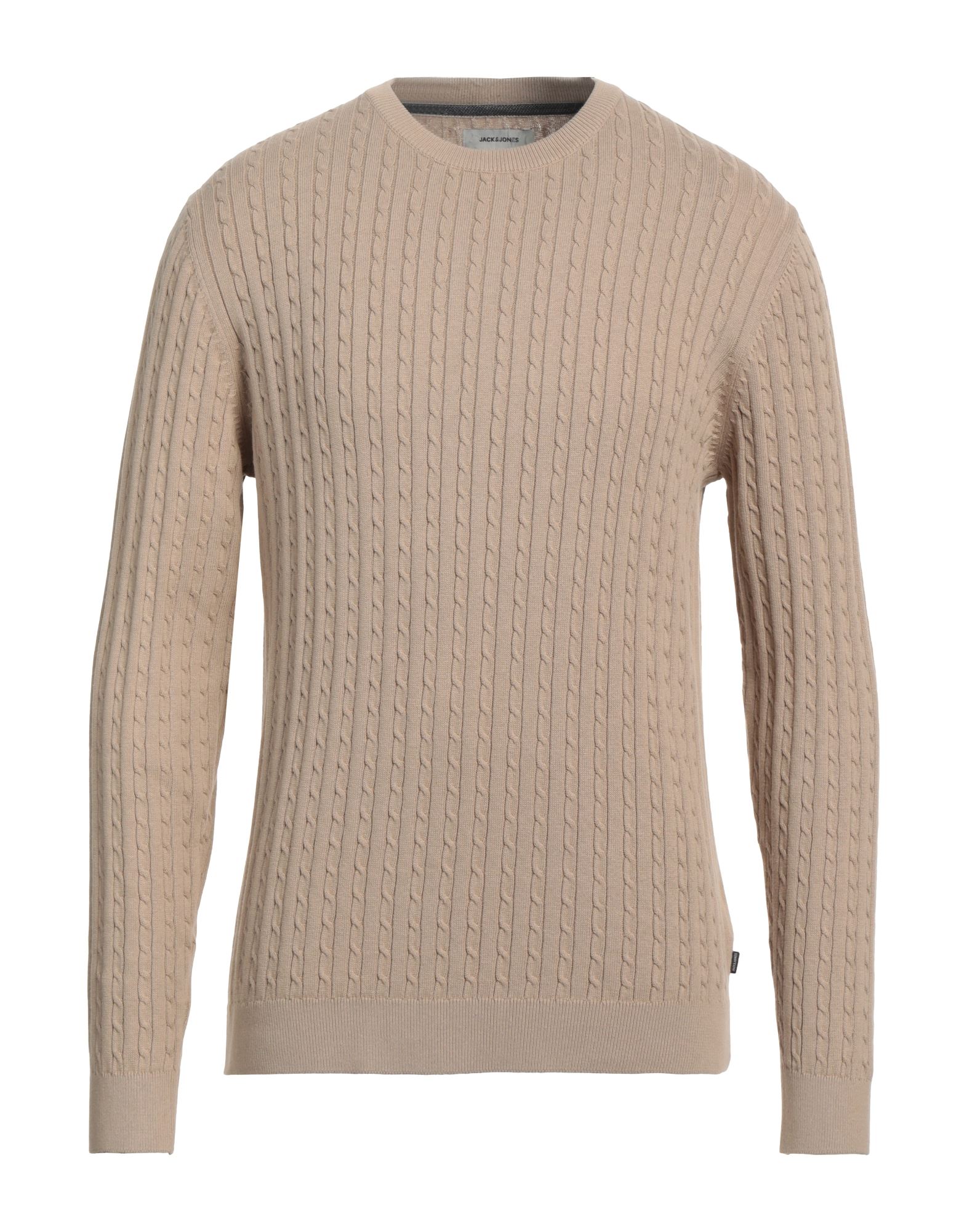 Jack & Jones Man Sweater Beige Size Xxl Cotton