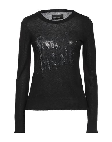 Zadig & Voltaire Woman Sweater Black Size L Cashmere