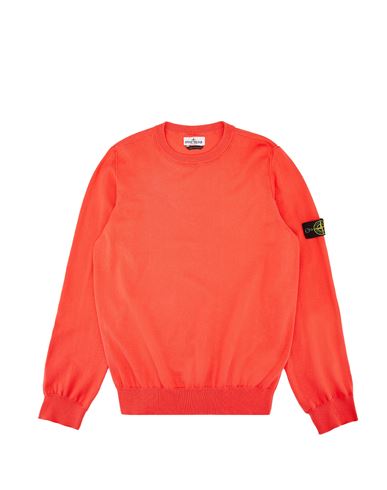 STONE ISLAND TEEN 501A4 Sweater Man Coral EUR 205