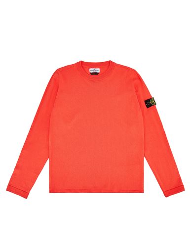 STONE ISLAND TEEN 505A2 Sweater Man Coral EUR 185