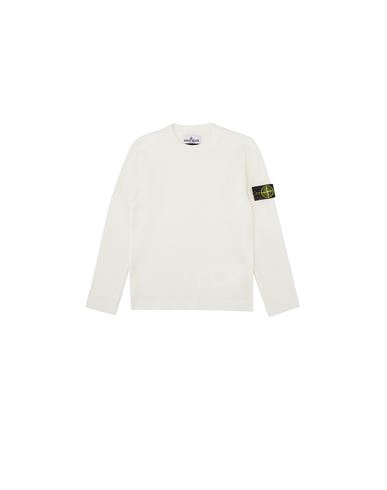 STONE ISLAND KIDS 506A2 Sweater Man White EUR 136
