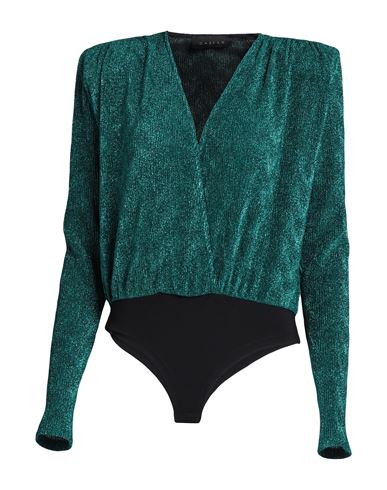 Gaelle Paris Gaëlle Paris Woman Sweater Deep Jade Size 4 Viscose, Elastane In Green