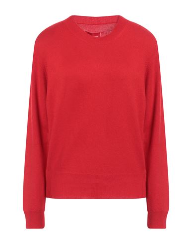 Zadig & Voltaire Cici Heart Patch Merino Wool Sweater In Red