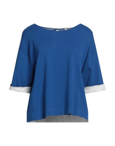 Liviana Conti Woman Sweater Bright Blue Size 10 Viscose, Polyamide