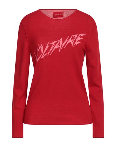Zadig & Voltaire Woman Sweater Red Size S Merino Wool