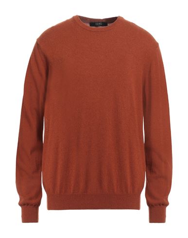Liu •jo Man Man Sweater Rust Size Xxl Viscose, Wool, Polyacrylic, Cashmere In Red