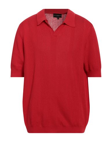 Emporio Armani Man Sweater Red Size Xxxl Cotton