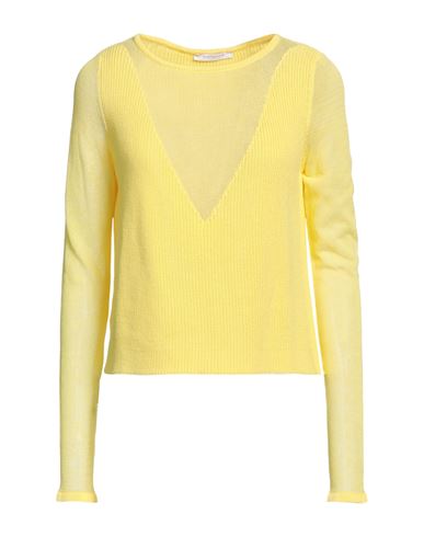 Bellwood Woman Sweater Yellow Size Xs Cotton