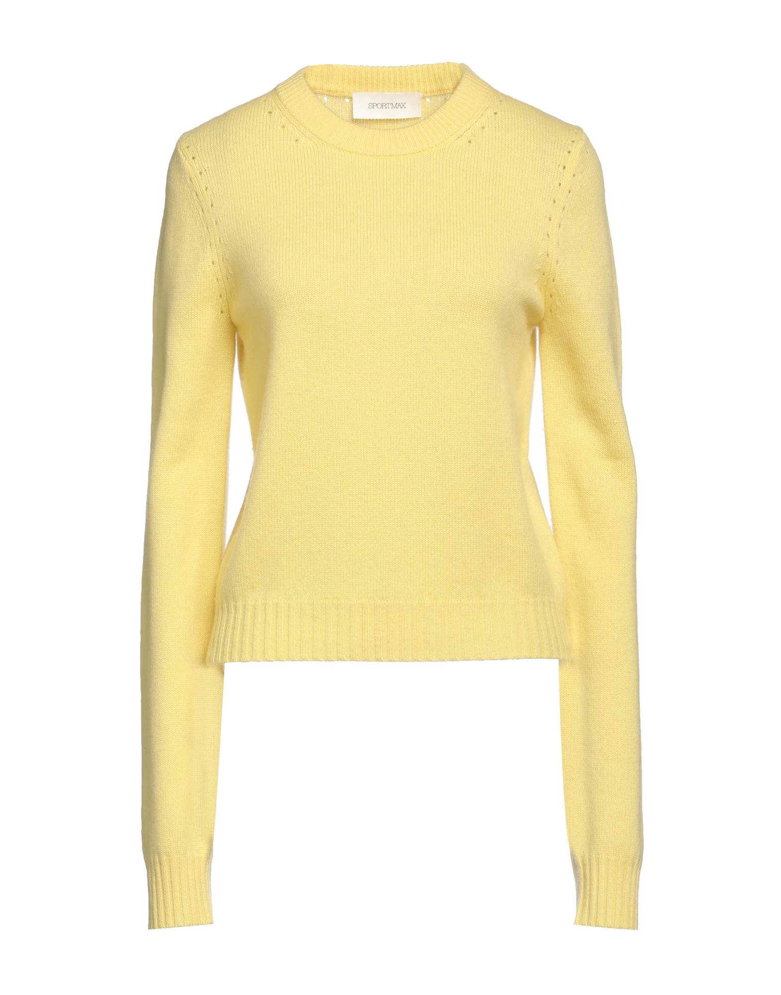 Sportmax Sweaters In Yellow