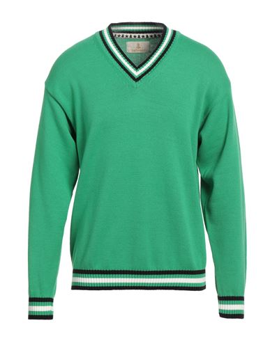 Bellwood Man Sweater Green Size S Cotton