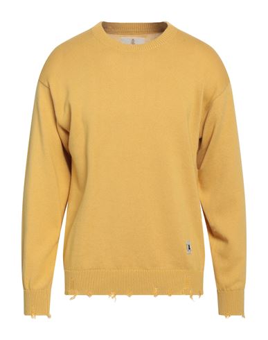 Bellwood Man Sweater Ocher Size M Cotton In Yellow