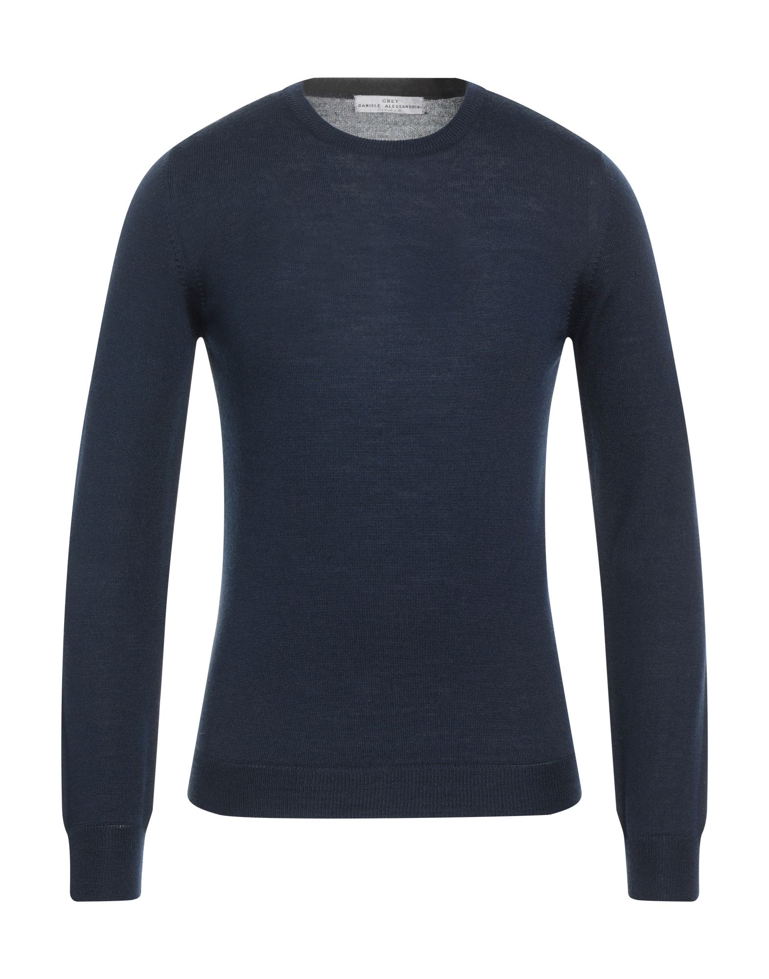 Grey Daniele Alessandrini Sweaters In Midnight Blue
