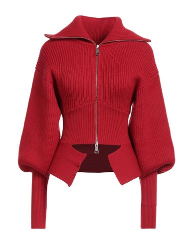 Andreädamo Andreādamo Woman Cardigan Red Size S Merino Wool, Acrylic