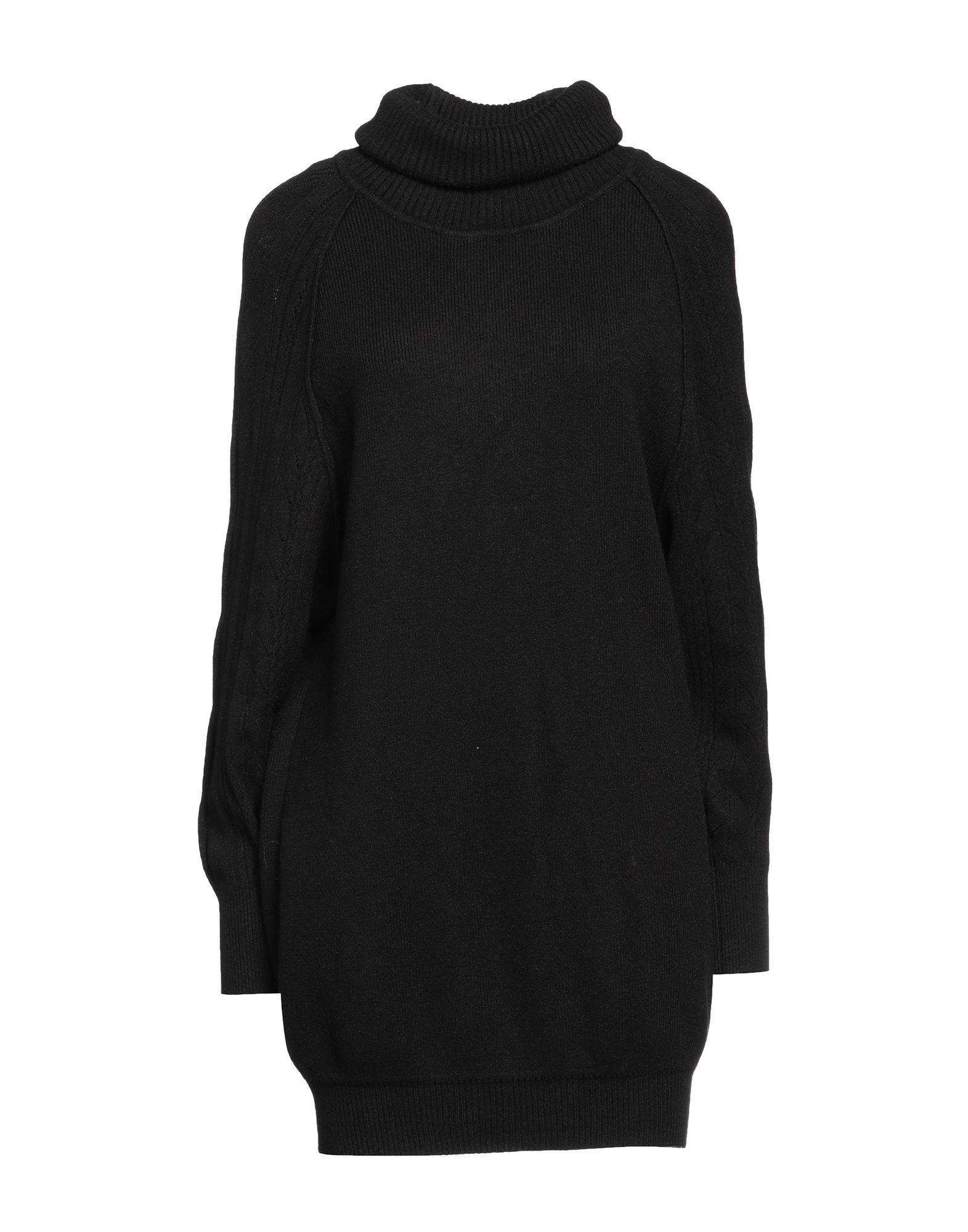 Amelie Rêveur Woman Turtleneck Black Size M/l Viscose, Polyester, Polyamide