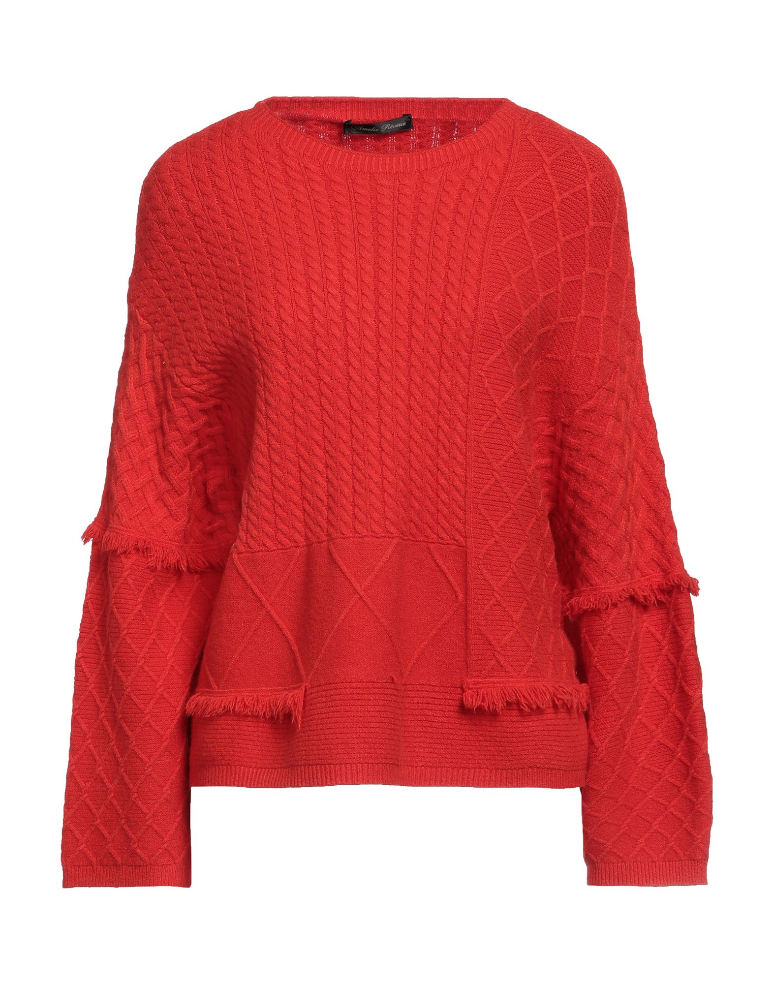 Amelie Rêveur Woman Sweater Red Size M/l Viscose, Polyester, Nylon