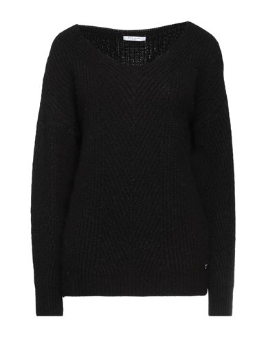 Fly Girl Woman Sweater Black Size L Acrylic, Polyester, Wool
