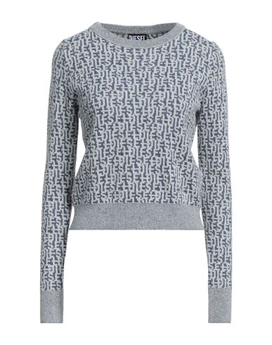 Diesel Woman Sweater Slate Blue Size Xs Cotton, Polyamide, Acrylic, Wool, Polypropylene