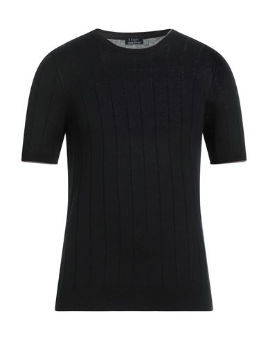 Shop Barba Napoli Man Sweater Black Size 38 Silk
