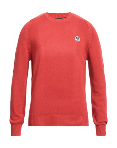 Shop North Sails Man Sweater Red Size Xxl Cotton