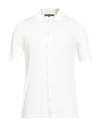 Brian Dales Man Shirt Off White Size L Cotton In Neutral