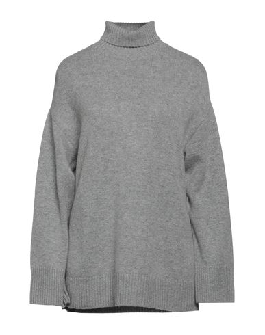 Sly010 Woman Turtleneck Grey Size 10 Cashmere In Grey