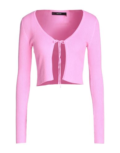 Vero Moda Woman Cardigan Pink Size L Liva Reviva By Birla Cellulose, Nylon