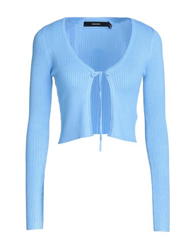 Vero Moda Woman Cardigan Azure Size M Liva Reviva By Birla Cellulose, Nylon In Blue