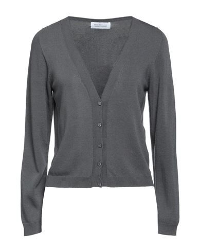 Pianurastudio Woman Cardigan Lead Size S Viscose, Acrylic, Elastane In Grey