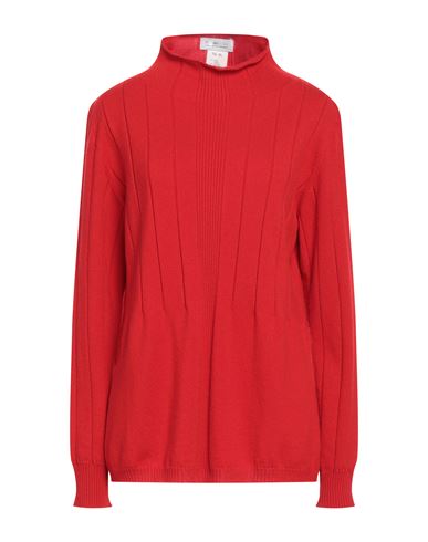 Pianurastudio Woman Sweater Red Size Xxl Polyamide, Viscose, Wool, Cashmere