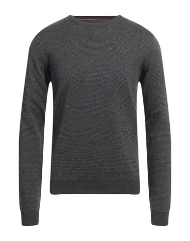 Fred Mello Man Sweater Steel Grey Size Xl Cotton, Cashmere