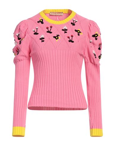 Cormio Woman Sweater Pink Size L Cotton