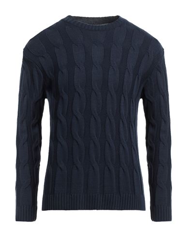 Stilosophy Man Sweater Midnight Blue Size Xxl Acetate, Wool In Blue