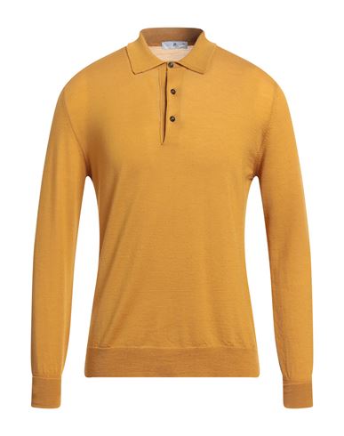 Pt Torino Man Sweater Mustard Size 40 Virgin Wool In Yellow