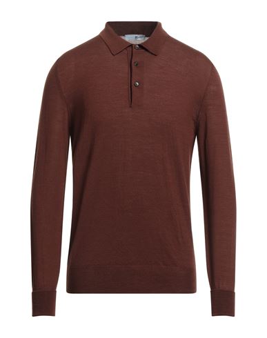 Pt Torino Man Sweater Brown Size 46 Virgin Wool