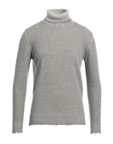 Grey Daniele Alessandrini Man Turtleneck Grey Size 38 Wool, Polyamide